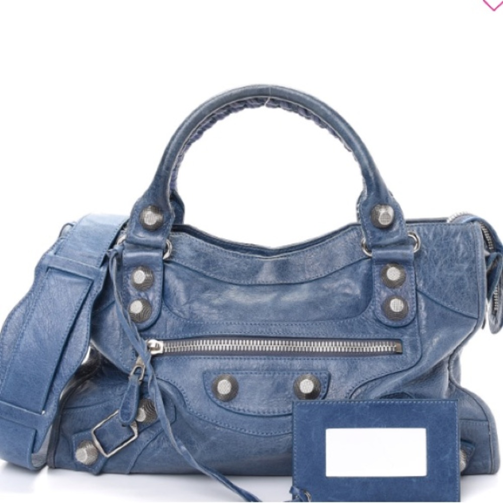 BALENCIAGA
Chevre Giant 21 Silver Hardware City Ocean
